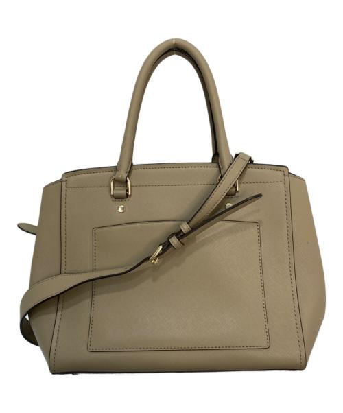 MICHAEL KORS（マイケル・コース）MICHAEL KORS (マイケル・コース) 2WAYバッグ ベージュの古着・服飾アイテム
