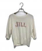 JILL BY JILLSTUART×Sanrioジル バイ ジルスチュアート×サンリオ）の古着「ロゴジャガードニット」｜ホワイト