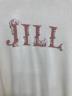 中古・古着 JILL BY JILLSTUART (ジル バイ ジルスチュアート) Sanrio (サンリオ) ロゴジャガードニット ホワイト サイズ:FR 未使用品：5000円