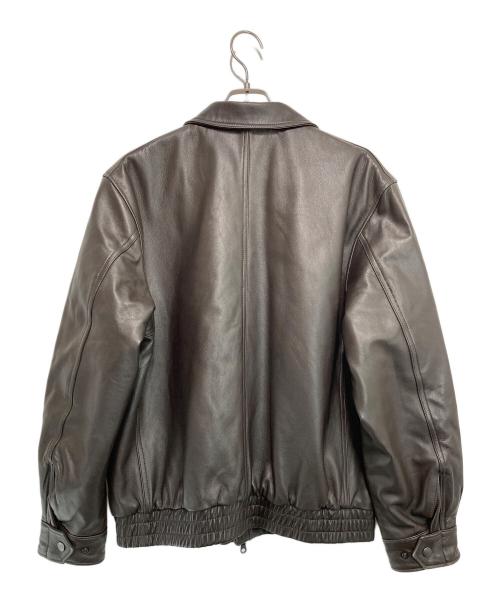 JOURNAL STANDARD（ジャーナルスタンダード）JOURNAL STANDARD (ジャーナルスタンダード) ラム ダッド レザーブルゾン ブラウン サイズ:Mの古着・服飾アイテム