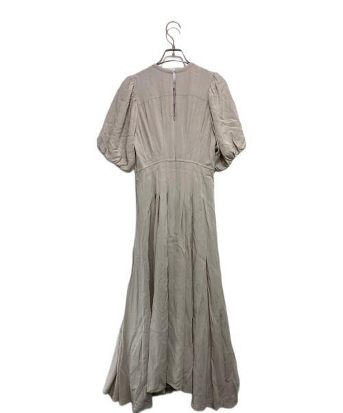 HER LIP TO（ハーリップトゥ）HER LIP TO (ハーリップトゥ) Fountain Lace Up Bow Dress ファウンテンレースアップドレス ベージュ サイズ:Mの古着・服飾アイテム
