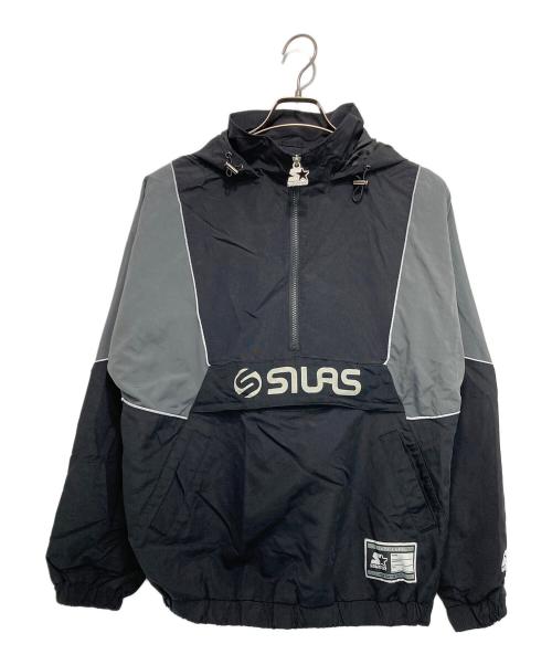 STARTER（スターター）STARTER (スターター) SILAS (サイラス) プルオーバーナイロンジャケット ブラック サイズ:Sの古着・服飾アイテム