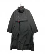 F/CE.エフシーイー）の古着「RECYCLED DOWN 2WAY STAND COAT」｜ブラック