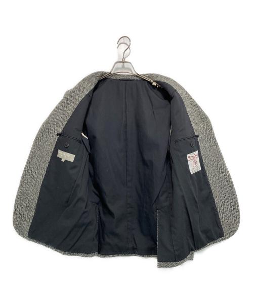 MARGARET HOWELL（マーガレットハウエル）MARGARET HOWELL (マーガレットハウエル) Harris Tweed (ハリスツイード) ツイードジャケット ホワイト サイズ:Lの古着・服飾アイテム