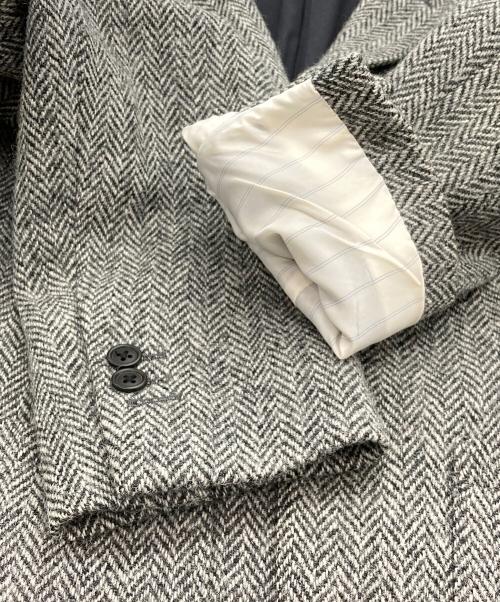 MARGARET HOWELL（マーガレットハウエル）MARGARET HOWELL (マーガレットハウエル) Harris Tweed (ハリスツイード) ツイードジャケット ホワイト サイズ:Lの古着・服飾アイテム