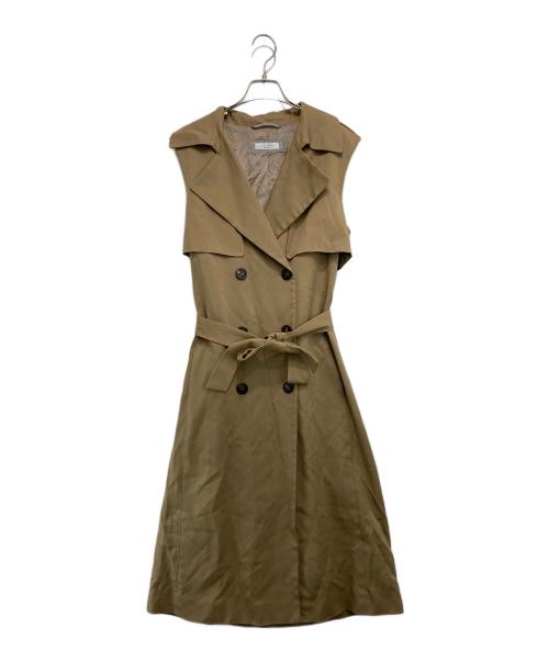 PESERICO（ペゼリコ）PESERICO (ペゼリコ) ノースリーブコート ベージュ サイズ:42の古着・服飾アイテム