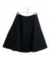PRADA（プラダ）の古着「ウールカシミヤ混サーキュラースカート」｜ブラック