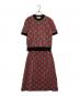 GUCCI（グッチ）の古着「GGジャガード 総柄スカートセットアップニット」｜ホワイト×ブラック