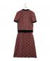GUCCI (グッチ) GGジャガード 総柄スカートセットアップニット ホワイト×ブラック サイズ:L：120000円