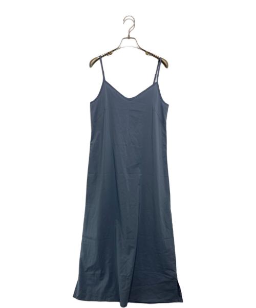 FRAY ID（フレイ アイディー）FRAY ID (フレイ アイディー) フリンジジャガードカシュクールワンピース ブルー サイズ:1の古着・服飾アイテム