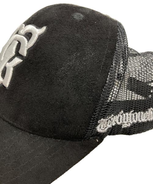 T.C.R BY TOUCHER（ティー.シー.アール バイ トゥシェ）T.C.R BY TOUCHER (ティー.シー.アール バイ トゥシェ) キャップ ブラックの古着・服飾アイテム