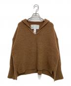 ticcaティッカ）の古着「アルパカウールセイラーカラーニット」｜ブラウン