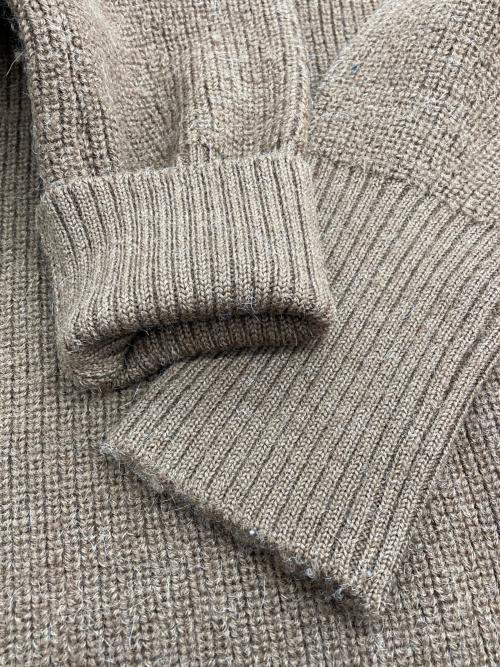 ticca（ティッカ）ticca (ティッカ) アルパカウールセイラーカラーニット ブラウン サイズ:Fの古着・服飾アイテム