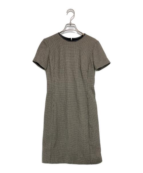 POLO RALPH LAUREN（ポロ・ラルフローレン）POLO RALPH LAUREN (ポロ・ラルフローレン) ハウンドトゥースS/Sワンピース グレーの古着・服飾アイテム