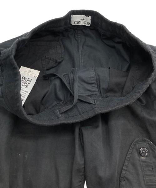 STONE ISLAND（ストーンアイランド）STONE ISLAND (ストーンアイランド) Cotton Cargo Trousers ブラック サイズ:Mの古着・服飾アイテム