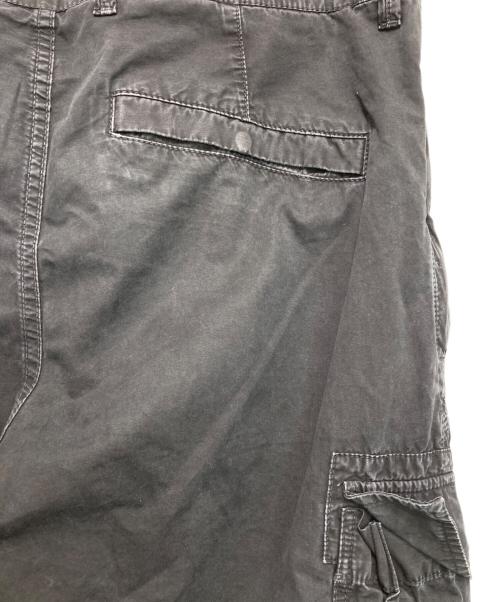 STONE ISLAND（ストーンアイランド）STONE ISLAND (ストーンアイランド) ガーメントダイエフェクト カーゴパンツ ブラック サイズ:33の古着・服飾アイテム