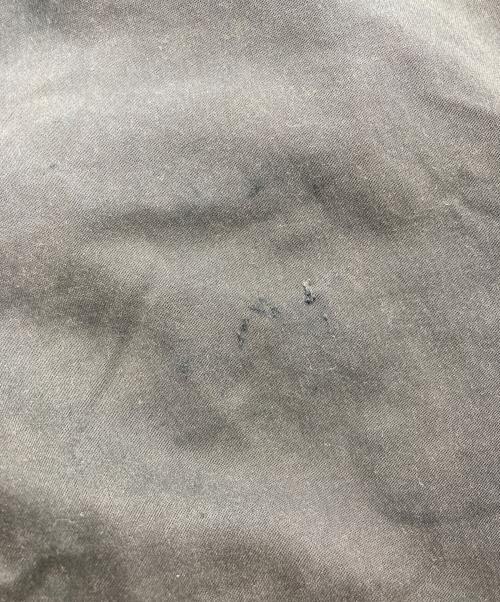 STONE ISLAND（ストーンアイランド）STONE ISLAND (ストーンアイランド) ガーメントダイコットンウールストレッチサテンシャーリングテーパードリブカーゴパンツ ブラック サイズ:30の古着・服飾アイテム