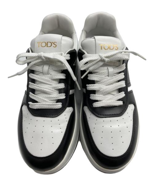 TOD'S（トッズ）TOD'S (トッズ) Platform Sneakers nero bianco ホワイト サイズ:37の古着・服飾アイテム