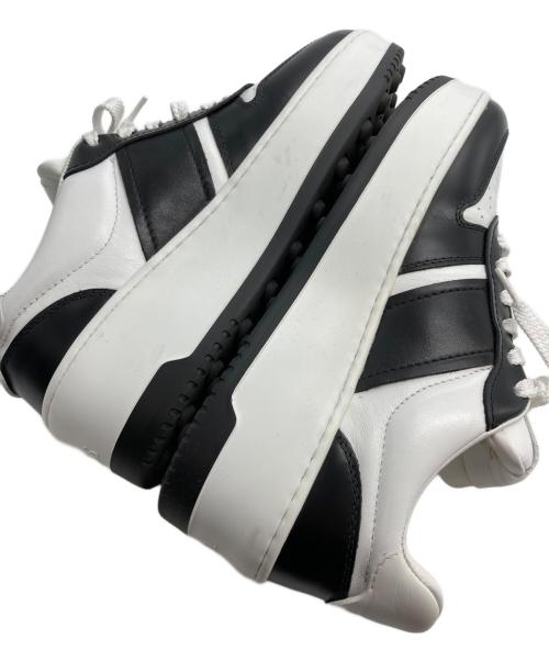 TOD'S（トッズ）TOD'S (トッズ) Platform Sneakers nero bianco ホワイト サイズ:37の古着・服飾アイテム