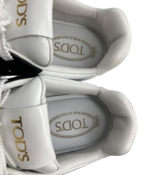 TOD'S（トッズ）TOD'S (トッズ) Platform Sneakers nero bianco ホワイト サイズ:37の古着・服飾アイテム