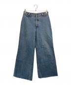 Acne studiosアクネ ストゥディオス）の古着「TIFFAN DEN BLUE ワイドデニムパンツ」｜インディゴ