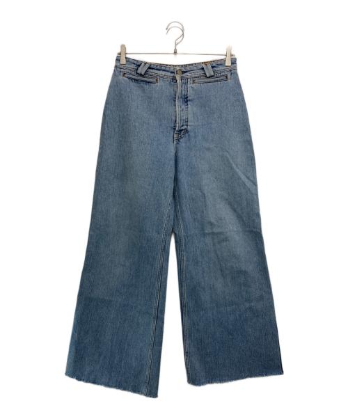 Acne studios（アクネ ストゥディオス）ACNE STUDIOS (アクネ ストゥディオス) TIFFAN DEN BLUE ワイドデニムパンツ インディゴ サイズ:38（175/72A）の古着・服飾アイテム