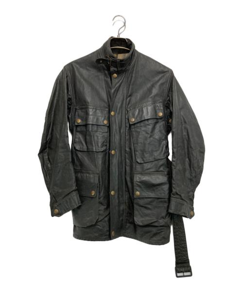 BELSTAFF（ベルスタッフ）BELSTAFF (ベルスタッフ) [古着] 50's チェッカータグオイルドハンティングジャケット ブラック サイズ:不明の古着・服飾アイテム