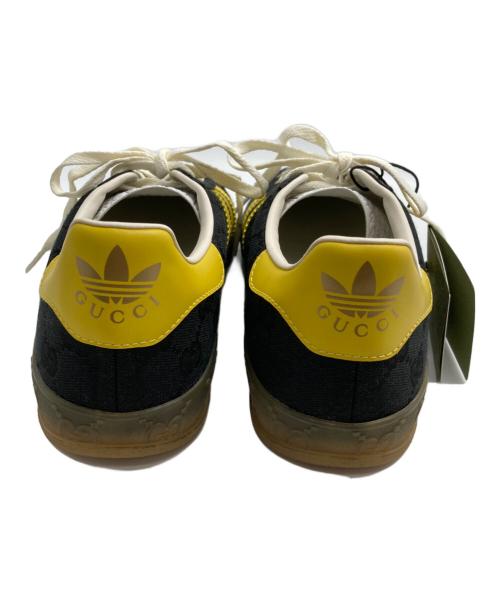 GUCCI（グッチ）GUCCI (グッチ) adidas (アディダス) Gucci X Gazelle 'Black GG Monogram/コラボ ガゼル ローカットスニーカー ブラック サイズ:JP 270/CHN 265の古着・服飾アイテム