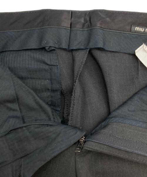 MIU MIU（ミュウミュウ）MIU MIU (ミュウミュウ) セットアップスーツ ブラック サイズ:44の古着・服飾アイテム