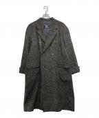 Burberry'sバーバリーズ）の古着「[古着]ヘリンボーンツイードダブルコート」｜グレー