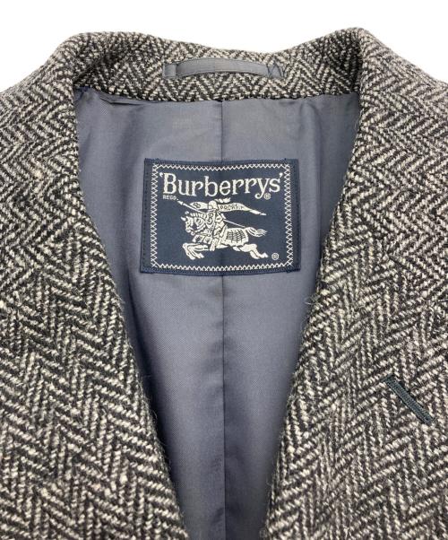 Burberry's（バーバリー）Burberry's (バーバリーズ) [古着]ヘリンボーンツイードダブルコート グレー サイズ:92-170の古着・服飾アイテム