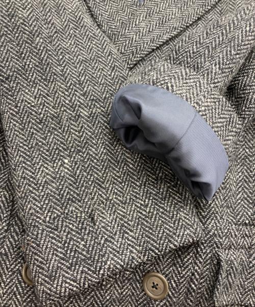 Burberry's（バーバリー）Burberry's (バーバリーズ) [古着]ヘリンボーンツイードダブルコート グレー サイズ:92-170の古着・服飾アイテム