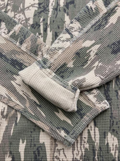 NO MAINTENANCE（ノーメンテナンス）NO MAINTENANCE (ノーメンテナンス) リアルツリーサーマルカットソー カーキ サイズ:Mの古着・服飾アイテム