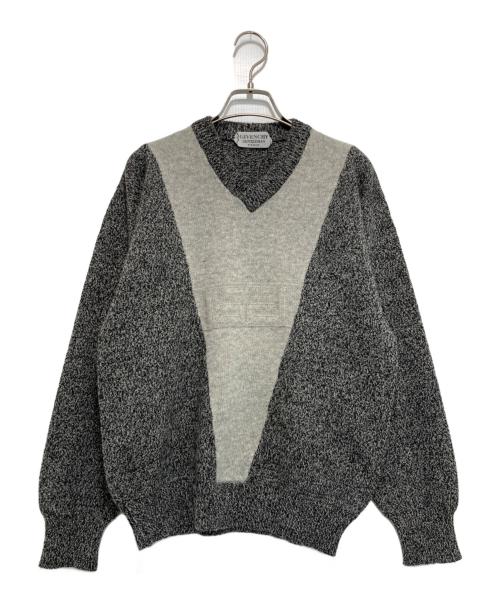 GIVENCHY（ジバンシィ）GIVENCHY (ジバンシィ) [古着]Vネックウールニット グレー サイズ:Ⅲの古着・服飾アイテム