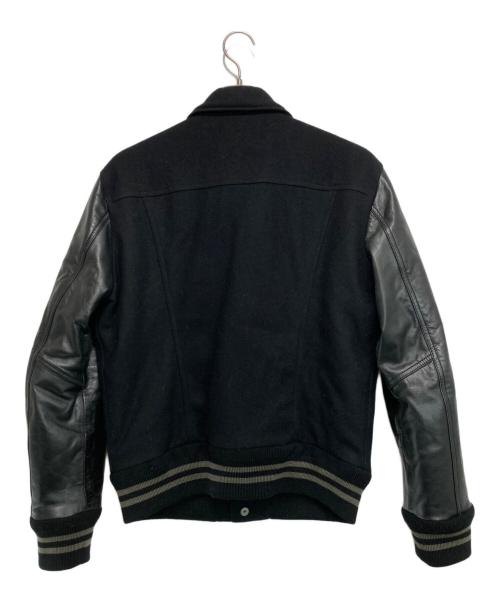LEVI'S（リーバイス）LEVI'S (リーバイス) レザー切替スタジャン ブラック サイズ:Mの古着・服飾アイテム