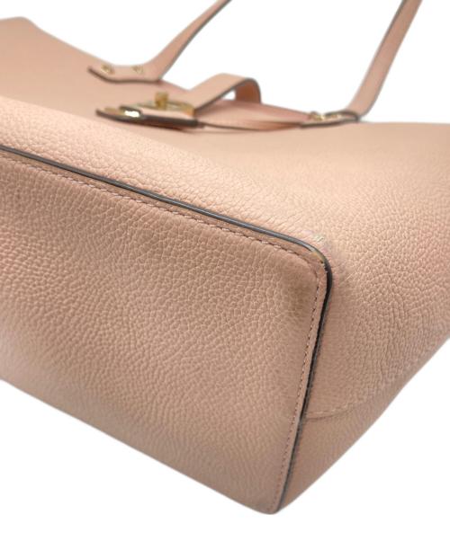 MICHAEL KORS（マイケルコース）MICHAEL KORS (マイケルコース) トートバッグ ピンクの古着・服飾アイテム