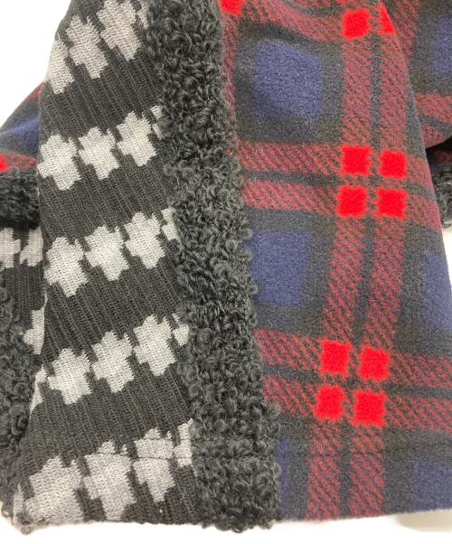 COMME des GARCONS HOMME PLUS（コムデギャルソンオムプリュス）COMME des GARCONS HOMME PLUS (コムデギャルソンオムプリュス) 総柄×チェック切替 半袖カットソー マルチカラー サイズ:Sの古着・服飾アイテム