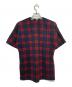 COMME des GARCONS HOMME PLUS (コムデギャルソンオムプリュス) 総柄×チェック切替 半袖カットソー マルチカラー サイズ:S：10000円
