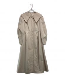 CELFORD（セルフォード）の古着「ビックカラートレンチコート」｜ベージュ