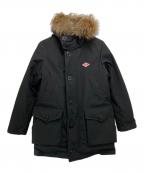 DANTONダントン）の古着「ファー付きダウンコート」｜ブラック