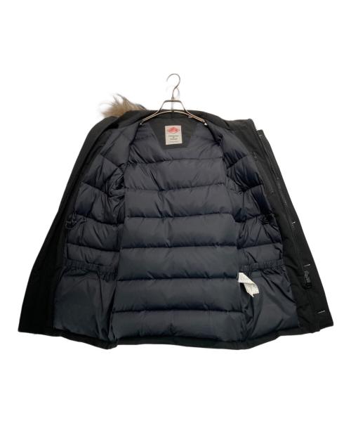 DANTON（ダントン）DANTON (ダントン) ファー付きダウンコート ブラック サイズ:38の古着・服飾アイテム