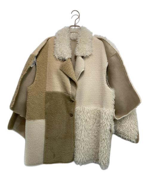 Ameri（アメリ）Ameri (アメリ) MANY WAY VARIOUS BOA JACKET ベージュ サイズ:Sの古着・服飾アイテム