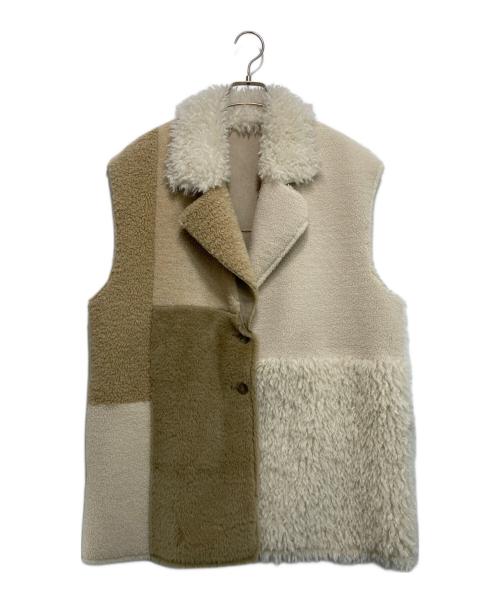 Ameri（アメリ）Ameri (アメリ) MANY WAY VARIOUS BOA JACKET ベージュ サイズ:Sの古着・服飾アイテム