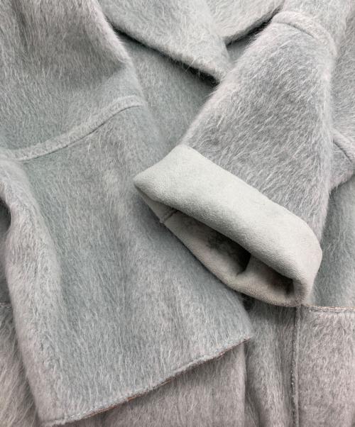 Ameri（アメリ）AMERI (アメリ) BLANKET LIKE FAKE MOUTON COAT グリーン サイズ:-の古着・服飾アイテム