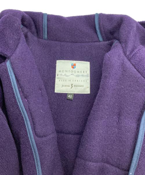 MONTGOMERY（モンゴメリー）MONTGOMERY (モンゴメリー) JOURNAL STANDARD (ジャーナルスタンダード) 別注ダッフルコート パープル サイズ:40の古着・服飾アイテム