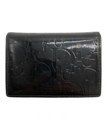 Christian Dior（クリスチャン ディオール）の古着「エナメルトロッターカードケース」｜ブラック