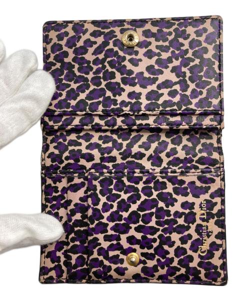 Christian Dior（クリスチャン ディオール）Christian Dior (クリスチャン ディオール) エナメルトロッターカードケース ブラックの古着・服飾アイテム