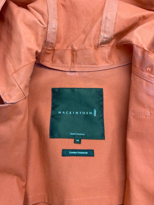 MACKINTOSH（マッキントッシュ）MACKINTOSH (マッキントッシュ) ゴム引きダッフルコート オレンジ サイズ:38の古着・服飾アイテム