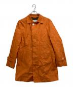 MACKINTOSHマッキントッシュ）の古着「リネンステンカラーコート」｜オレンジ
