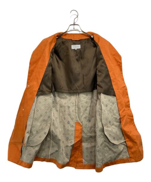 MACKINTOSH（マッキントッシュ）MACKINTOSH (マッキントッシュ) リネンステンカラーコート オレンジ サイズ:40の古着・服飾アイテム